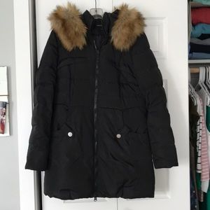 Black Valuker Winter Coat